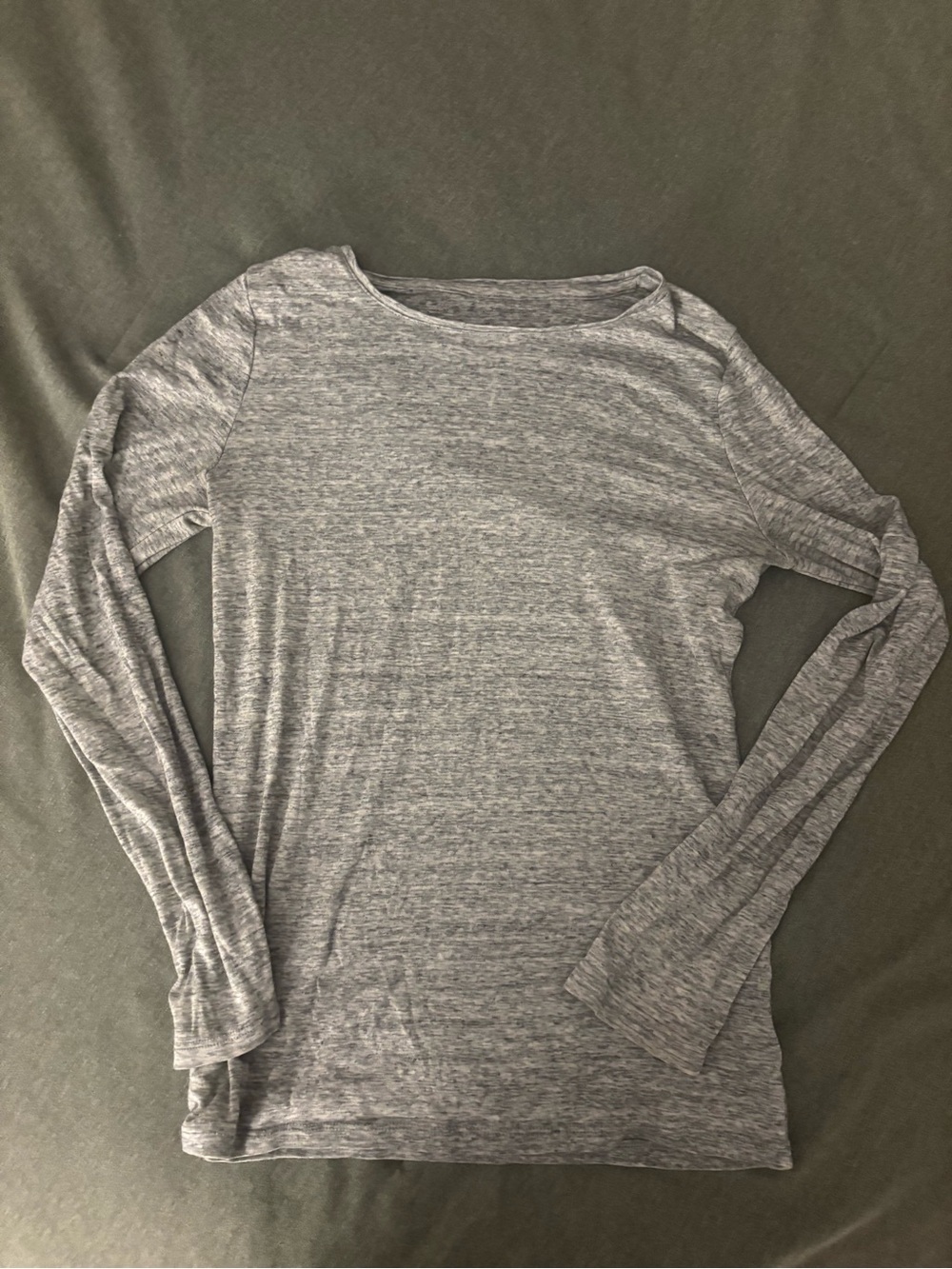 a new day Heather Gray Long-Sleeve Women's Tee